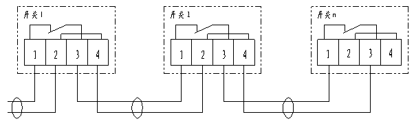 兩臺(tái)以上拉繩開關(guān)接線方法